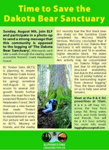 Save the Dakota Bowl Bear Sanctuary - Event August 9, 2015